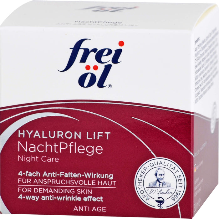 frei öl Anti Age Hyaluron Lift Nachtpflege, 50 ml XNC