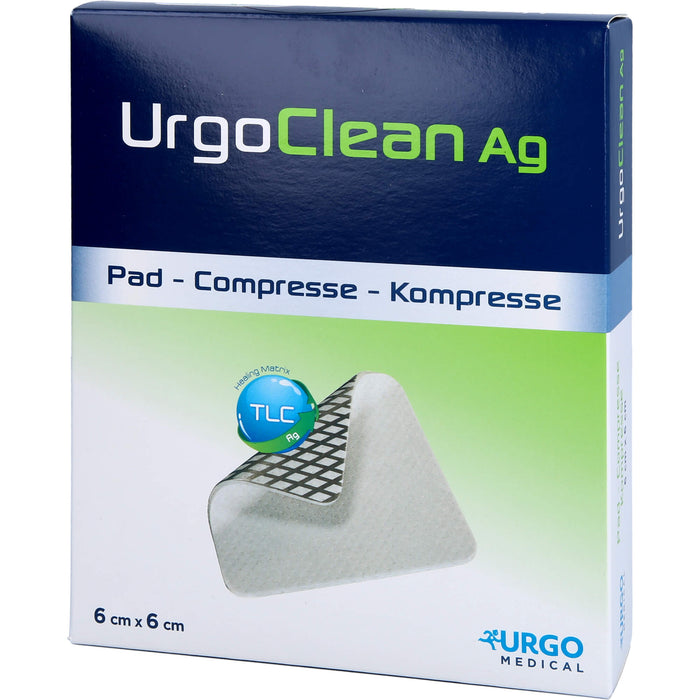 UrgoClean Ag Kompressen 6 x 6 cm, 10 pcs. Wound dressings