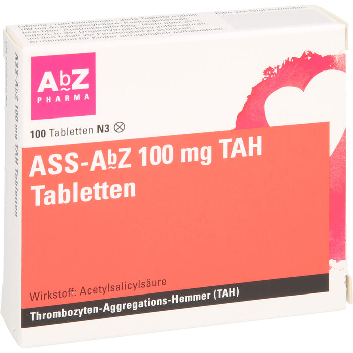 ASS-AbZ 100 mg TAH Tabletten, 100 pcs. Tablets