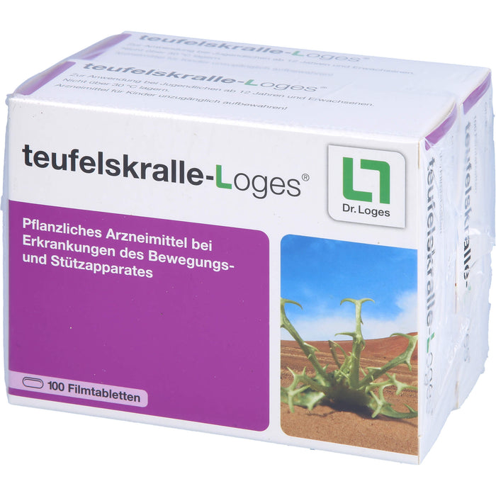 teufelskralle-Loges Tabletten bei Erkrankungen des Bewegungs- und Stützapparates, 200 pcs. Tablets