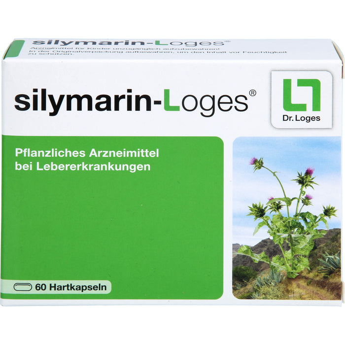 silymarin-Loges Kapseln bei Lebererkrankungen, 60 pc Capsules