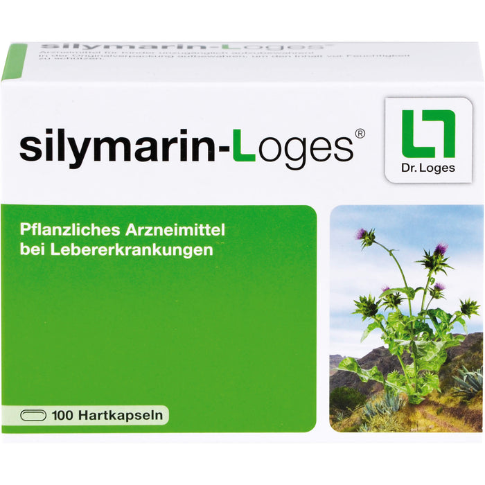 silymarin-Loges Kapseln bei Lebererkrankungen, 100 pcs. Capsules