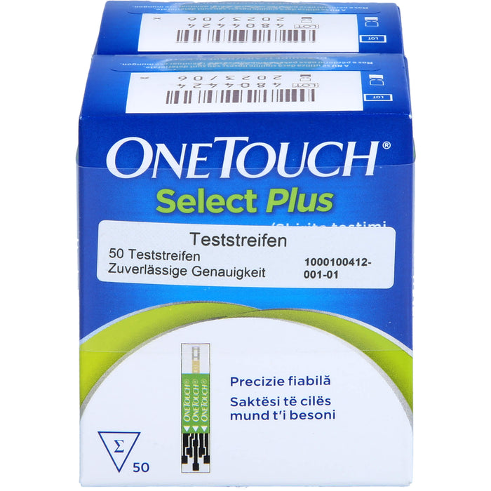 One Touch Select Plus Orifarm Blutzucker Teststreifen, 100 St TTR