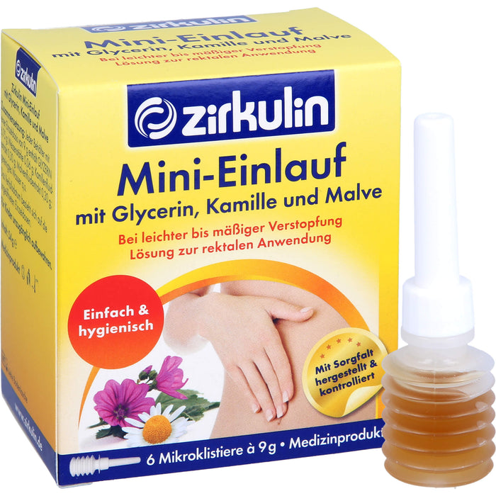 Zirkulin Mini-Einlauf mit Glyzerin, 9 pc Lavements