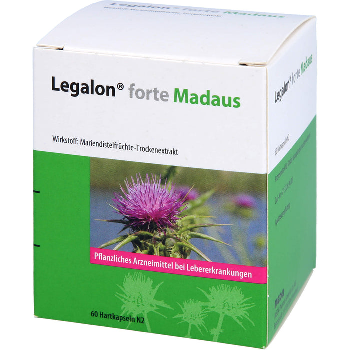 Legalon forte Madaus Hartkapseln bei Lebererkrankungen, 60 pcs. Capsules