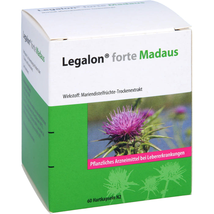 Legalon forte Madaus Hartkapseln bei Lebererkrankungen, 60 pcs. Capsules