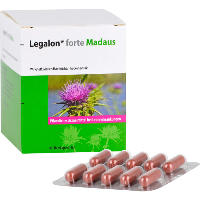 Legalon forte Madaus, Hartkapseln, 100 pcs. Capsules