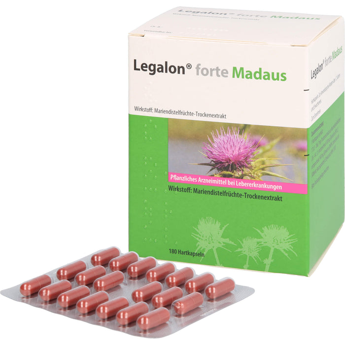 Legalon forte Madaus, Hartkapseln, 180 pc Capsules