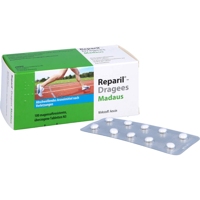 Reparil-Dragees Madaus 20 mg, magensaftresistente, überzogene Tablette, 100 pc Tablettes