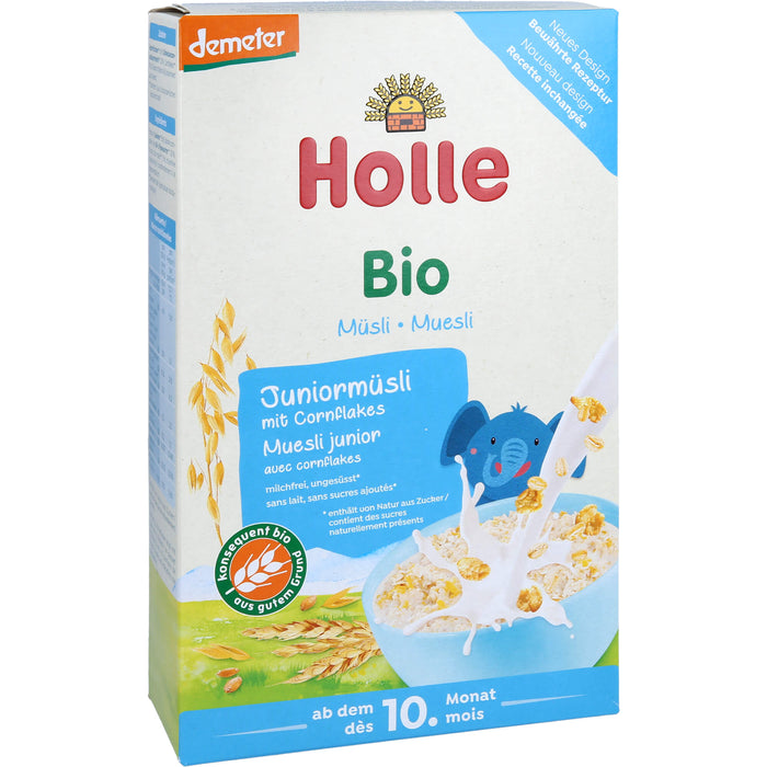 Holle Bio-Juniormüsli Mehrkorn mit Cornflakes, 250 g BRE