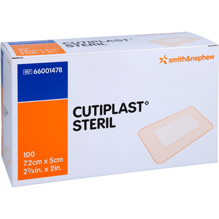 CUTIPLAST steriler Wundverband 5x7,2 cm, 100 St VER