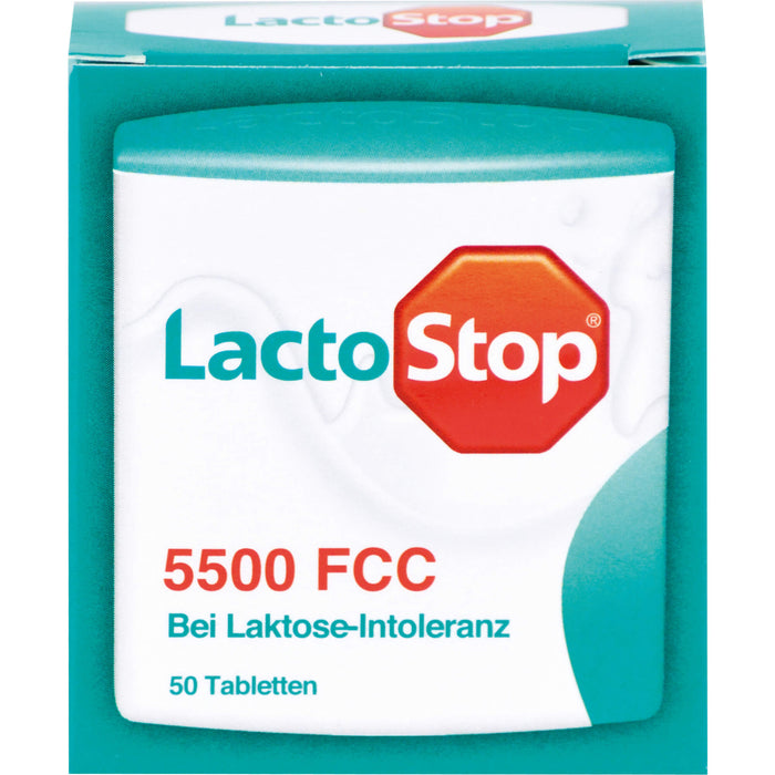 LactoStop 5500 bei Lactose-Intoleranz Tabletten, 50 pcs. Tablets