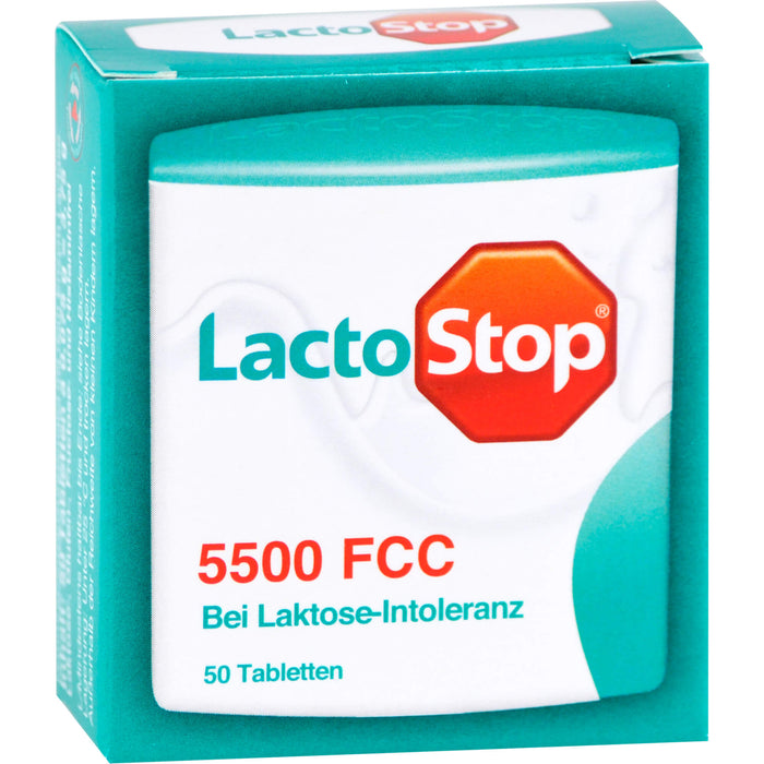 LactoStop 5500 bei Lactose-Intoleranz Tabletten, 50 pcs. Tablets