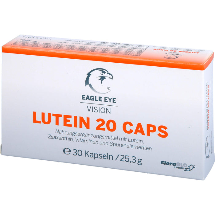 EAGLE EYE Lutein 20 Vision Caps Kapseln, 30 pc Capsules