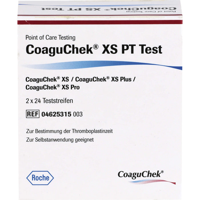 CoaguChek XS PT Test PST, 2X24 St TTR