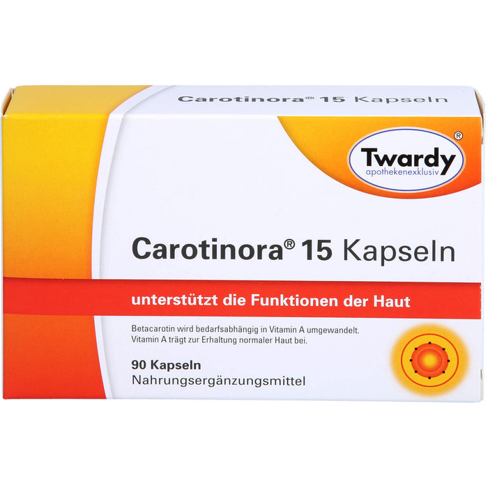 Twardy Carotinora 15 Kapseln, 90 pc Capsules