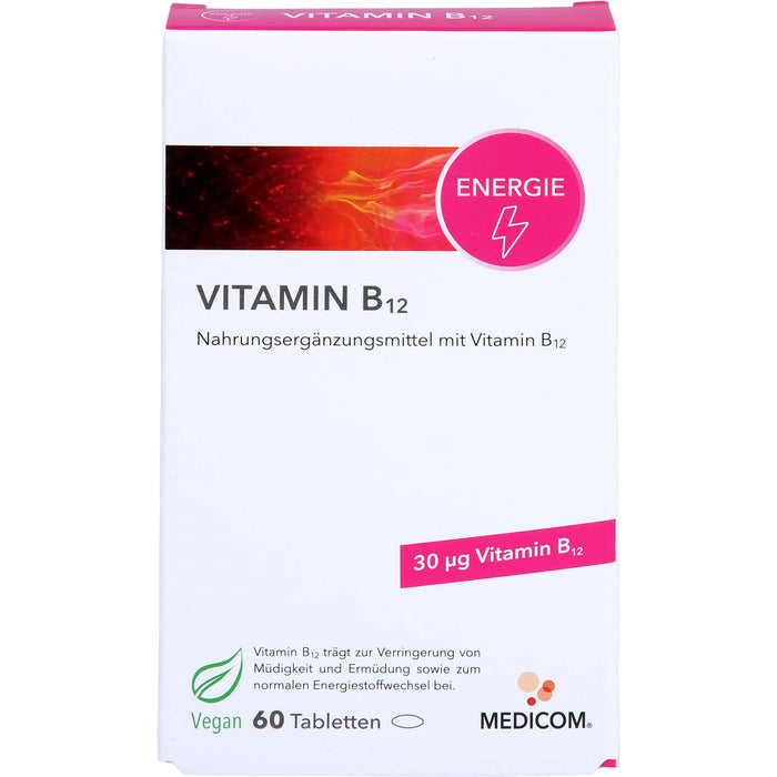 MEDICOM Vitamin B12 Tabletten, 60 pc Tablettes