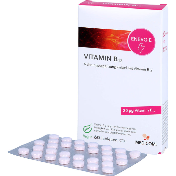 MEDICOM Vitamin B12 Tabletten, 60 St. Tabletten