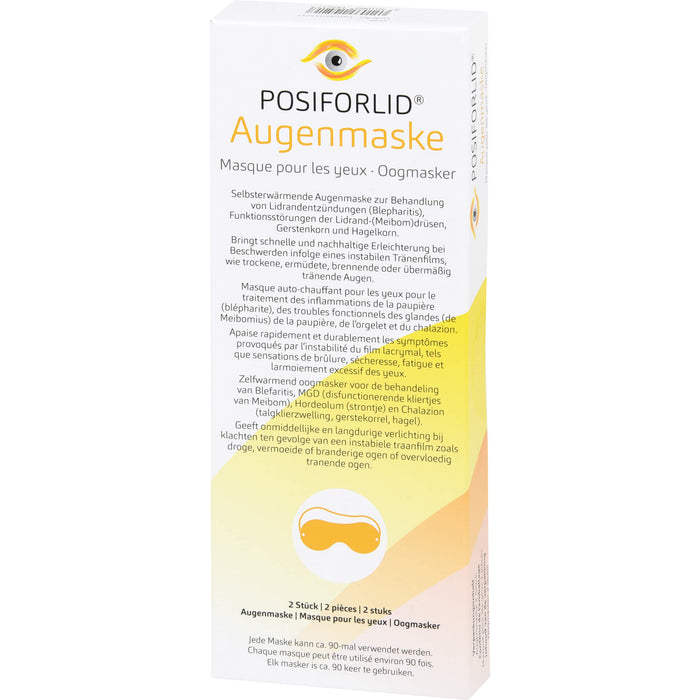 POSIFORLID Augenmaske zur Wärmebehandlung, 2 pc Masques