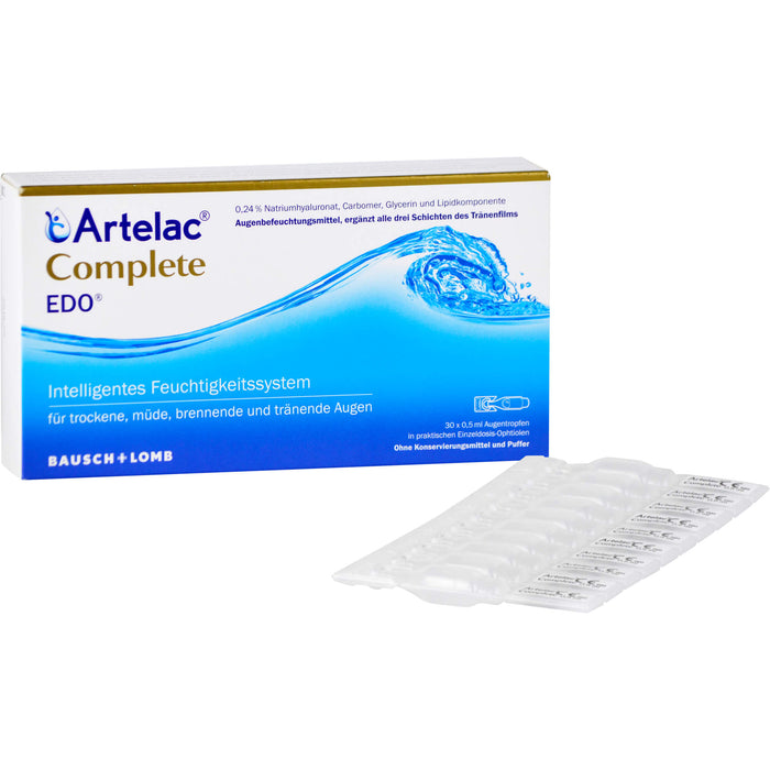 Artelac Complete EDO Augentropfen, 30 pcs. Single-dose pipettes