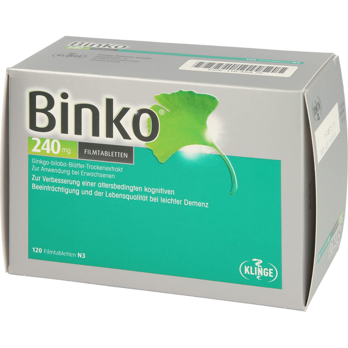 Binko 240 mg Filmtabletten, 120 pcs. Tablets