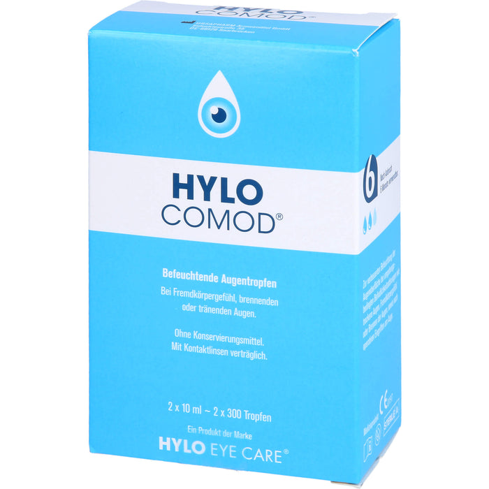 HYLO COMOD befeuchtende Augentropfen, 20 ml Lösung