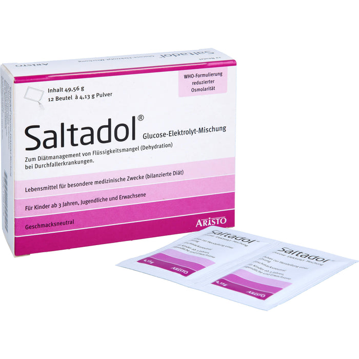 Saltadol Glucose-Elektrolyt-Mischung Pulver, 12 pc Sachets