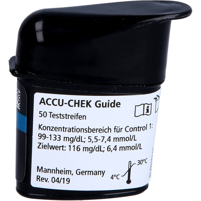 ACCU-CHEK Guide Teststreifen, 50 pc Bandelettes réactives