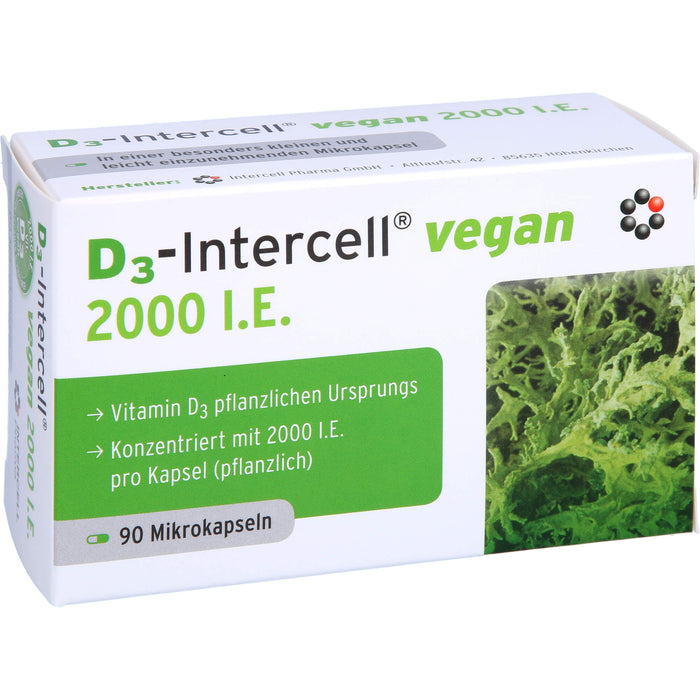 D3-Intercell Vegan 2,000 I.E., 90 St KAP