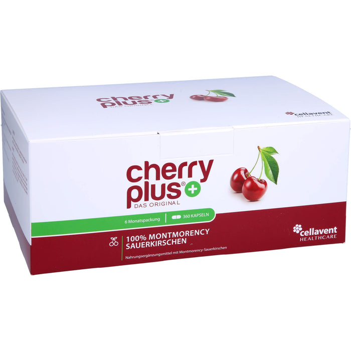 cherry plus 100 % Montmorency Sauerkirschen Kapseln, 360 St. Kapseln