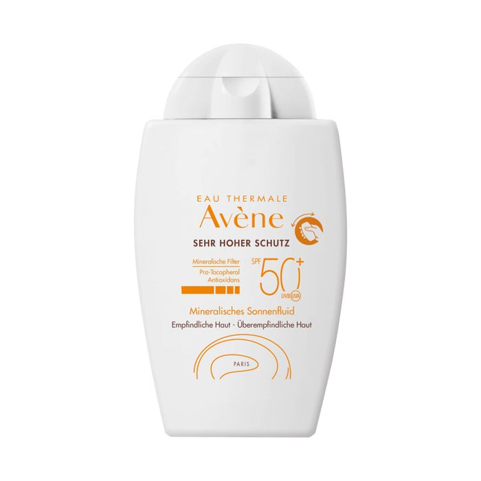 Avène Mineralisches Sonnenfluid SPF50+ ungetönt, 40 ml Lösung