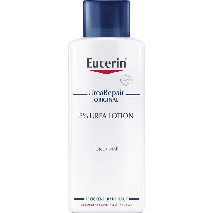 Eucerin UreaRepair 3% Urea Lotion für trockene Haut, 250 ml Lotion