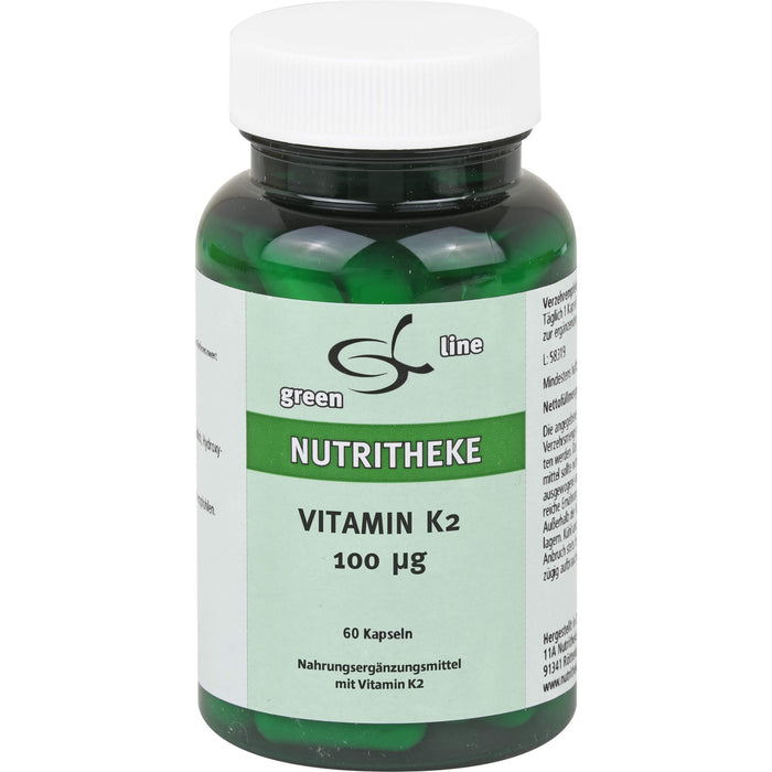 green line Nutritheke Vitamin K2 100 µg Kapseln, 60 pcs. Capsules