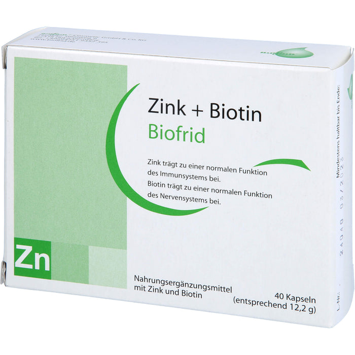 Zink + Biotin, 40 St KAP