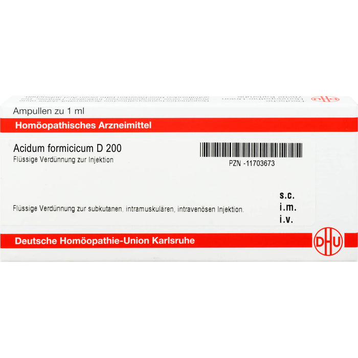 DHU Acidum formicicum D200 Ampullen, 8 St. Ampullen