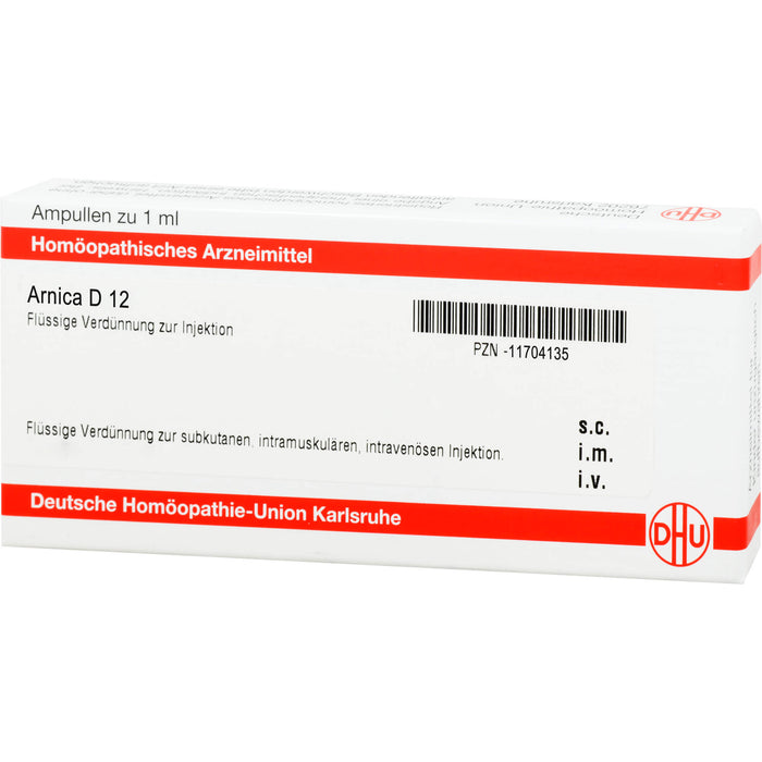 DHU Arnica D12 Ampullen, 8 St. Ampullen