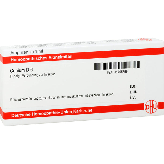 Conium D6 DHU Ampullen, 8 St. Ampullen