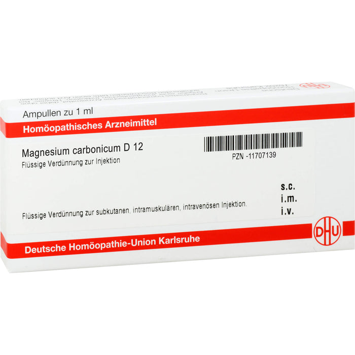 Magnesium carbonicum D12 DHU Ampullen, 8 St. Ampullen