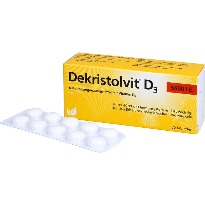 Dekristolvit D3 5600 I.E. Tabletten, 30 St. Tabletten