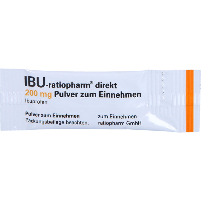 IBU-ratiopharm direkt 200 mg Pulver zum Einnehmen, 20 St. Beutel