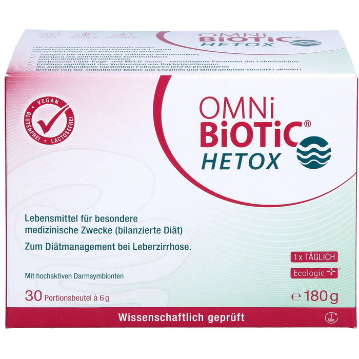 OMNi-BiOTiC Hetox Pulver bei Leberzirrhose, 30 pc Sachets