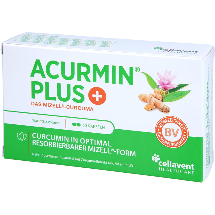 ARCUMIN PLUS+ Das Mizell-Curcuma Kapseln, 60 St. Kapseln