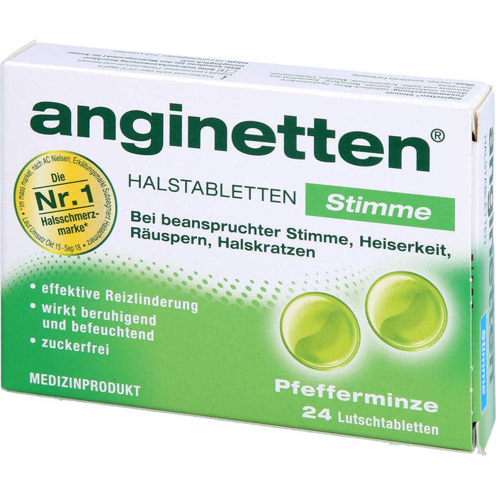 anginetten Stimme, 24 pc Tablettes