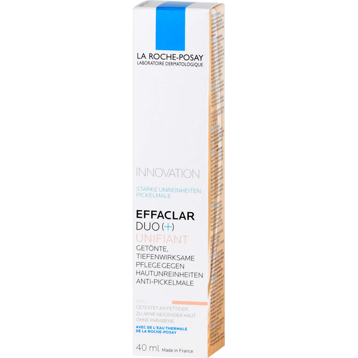 LA ROCHE-POSAY Effaclar Duo+ Unifiant getönte Creme, 40 ml Cream