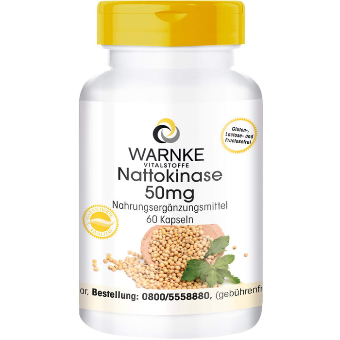 WARNKE Nattokinase 50 mg Kapseln, 60 pcs. Capsules