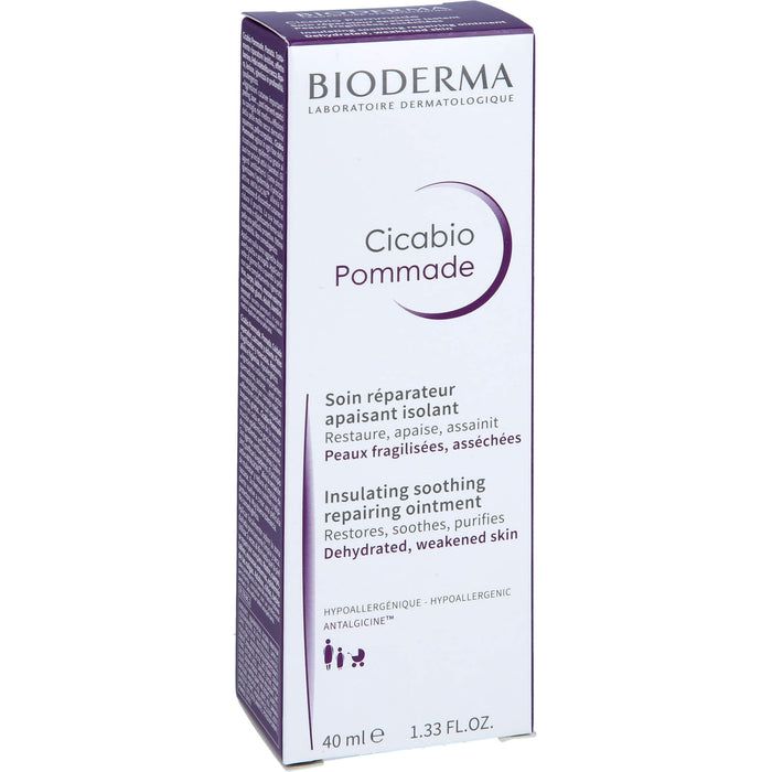 BIODERMA Cicabio Pommade Wundpflege Salbe, 40 ml Ointment