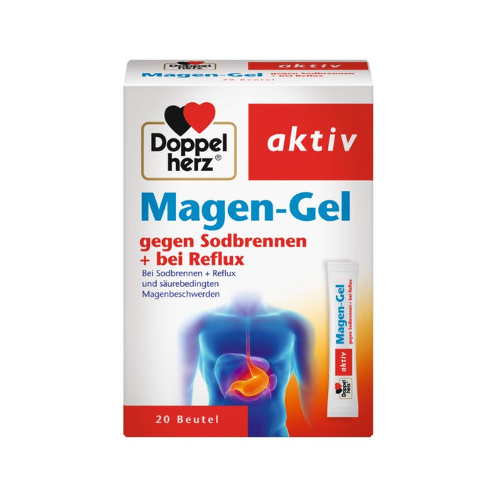 Doppelherz Magen-Gel gegen Sodbrennen + bei Reflux, 20 St. Gel