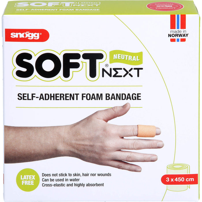 SOFT NEXT selbsthaftender Verband 3cmx4,5m, 1 pcs. Bandage