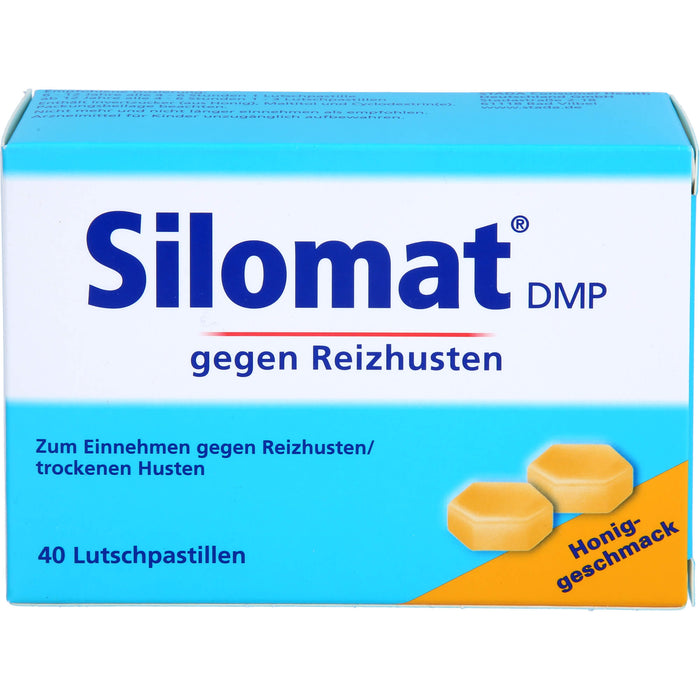 Silomat DMP gegen Reizhusten Lutschpastillen Honiggeschmack, 40 pc Pastilles