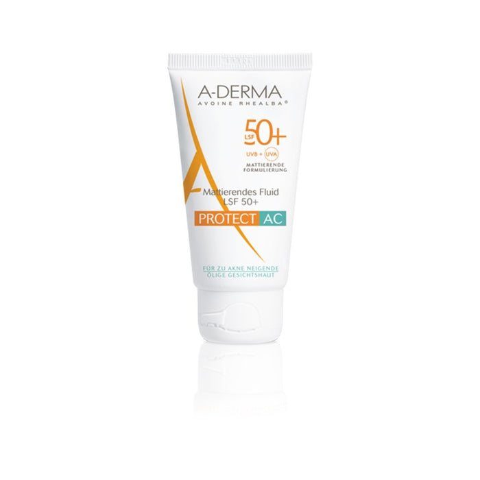 A-DERMA PROTECT AC SPF 50+ Mattierendes Fluid, 40 ml Cream